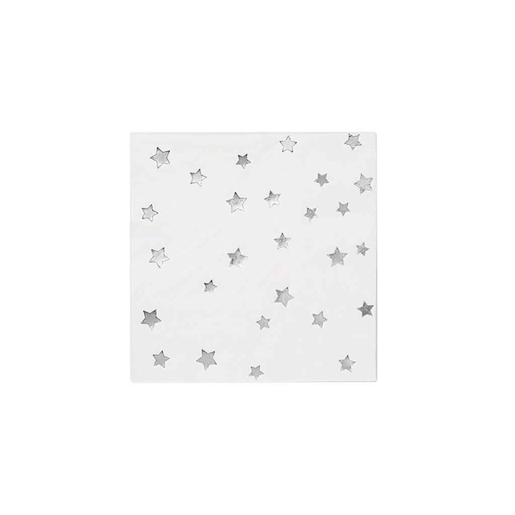 silver-stars-cocktail-napkins-coterie-party