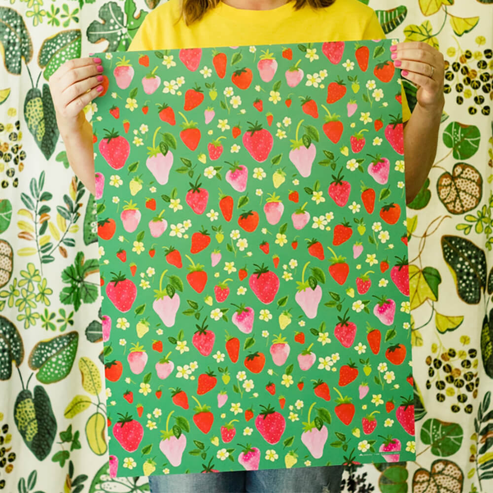 strawberries-wrapping-paper-strawberry-gift-wrap-size-scale-reference