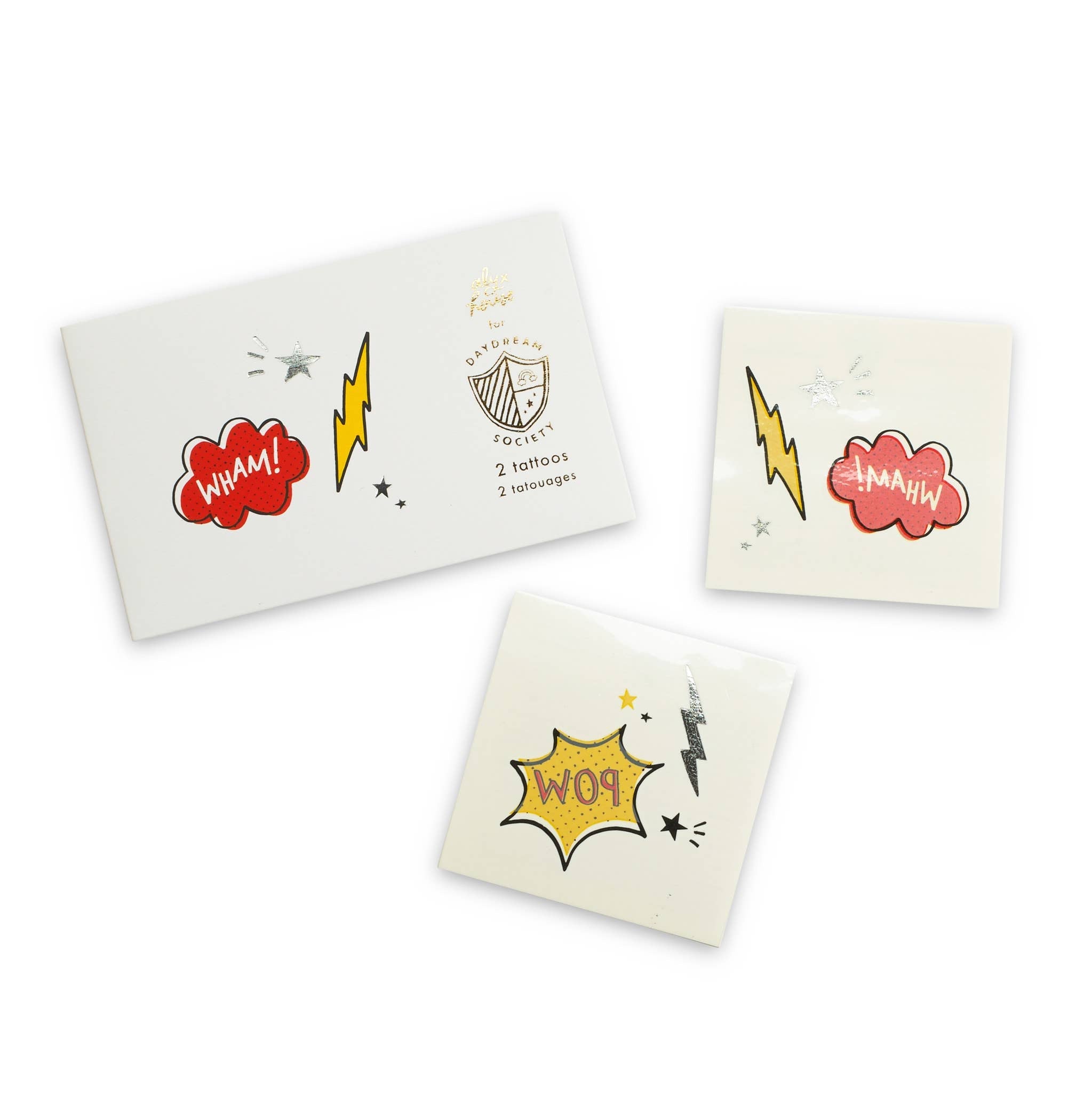 Superhero Temporary Tattoos - bubblegum market