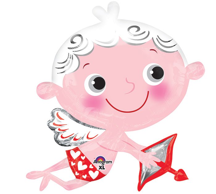 SuperShape Cupid Strikes Balloon 30" - bubblegum market