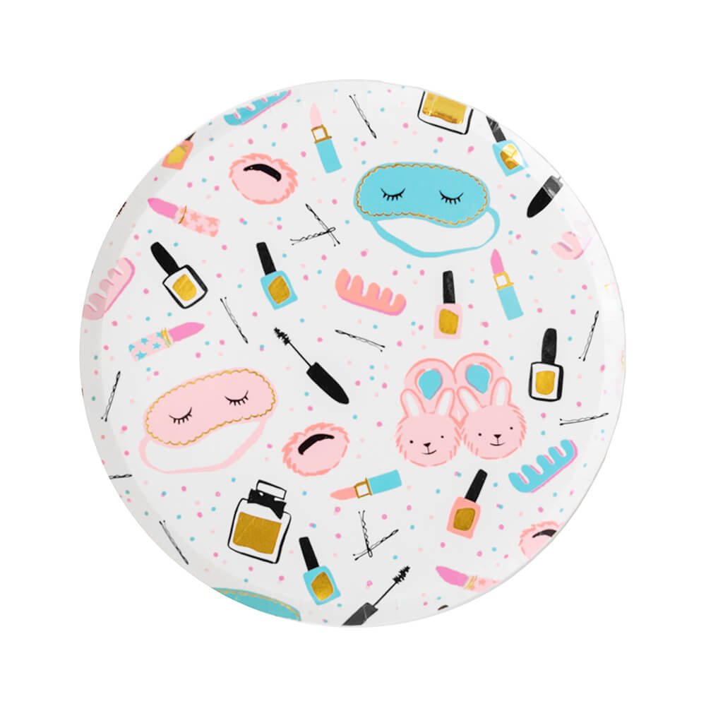 sweet-dreams-small-plates-sleepover-spa-pamper-party-pink-blue-nail-polish-manicure