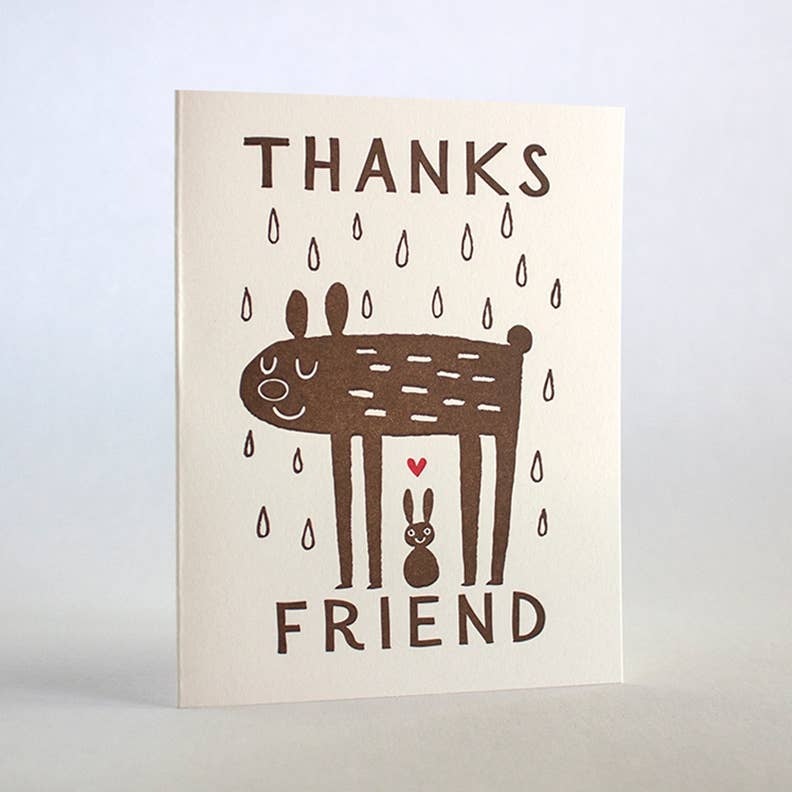 Thanks Friend Rain Bear - bubblegum market