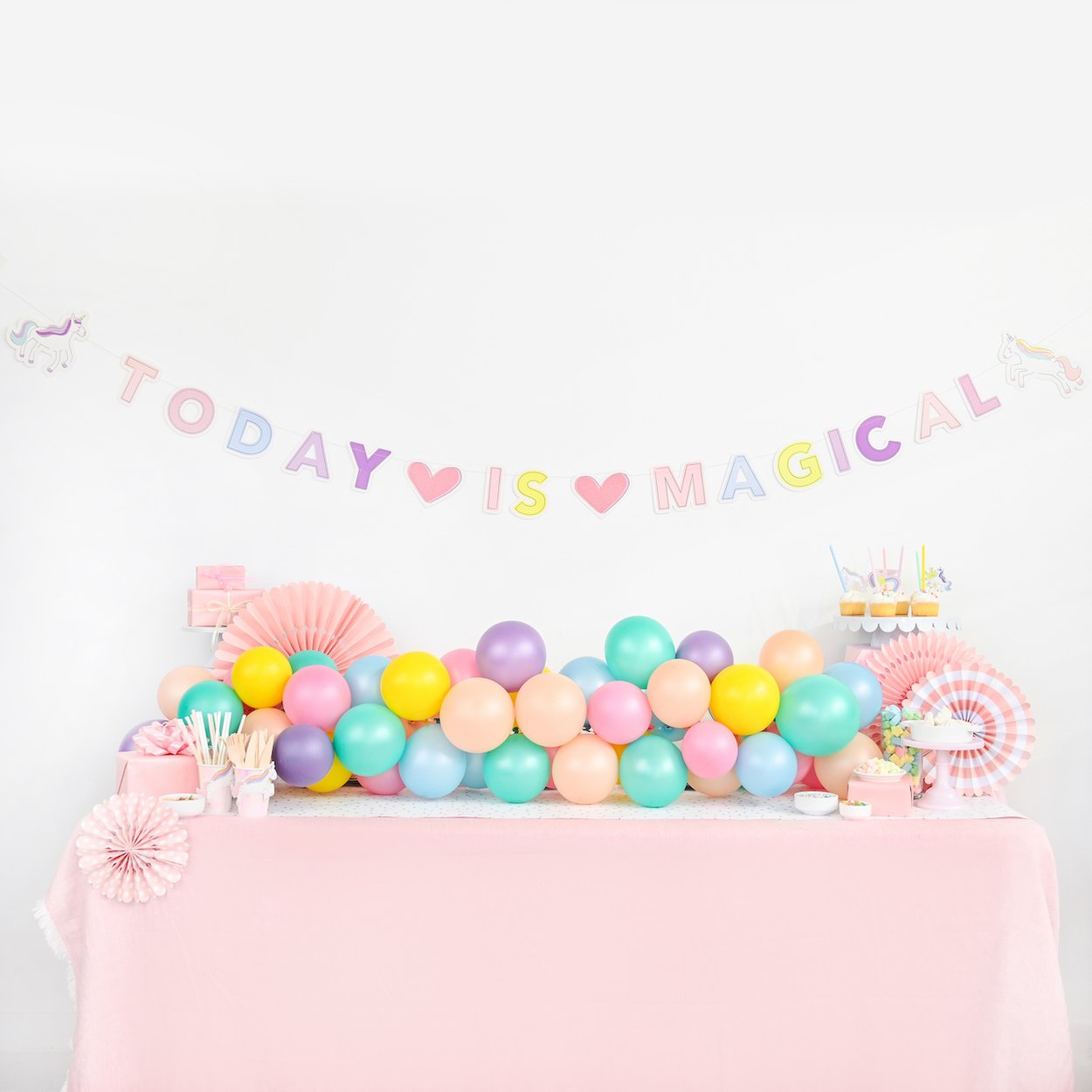 Today Is Magical Unicorn Banner - bubblegum market