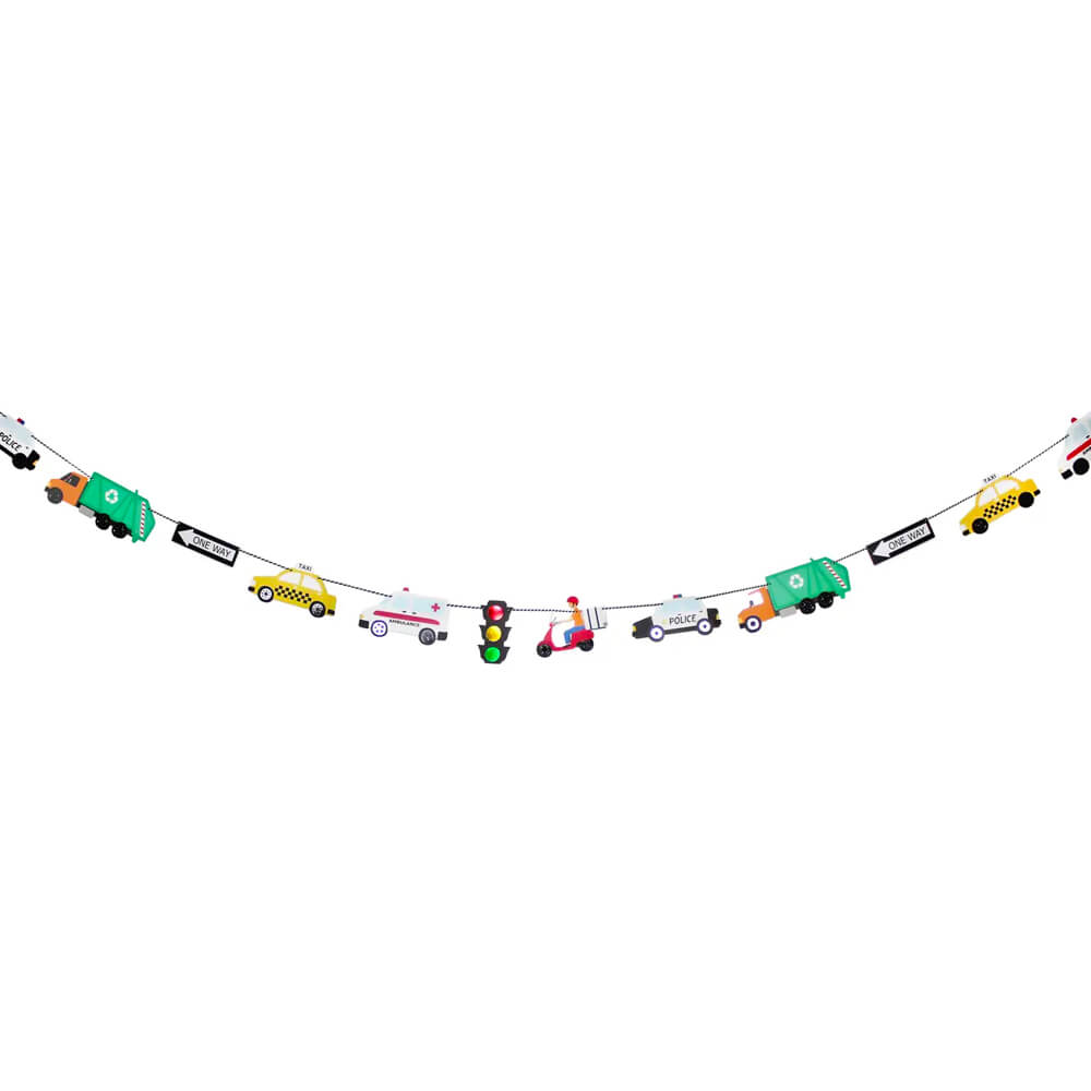 Transportation Party Garland - bubblegum market