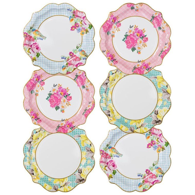 Truly Scrumptious Pretty Plates 8" - bubblegum market