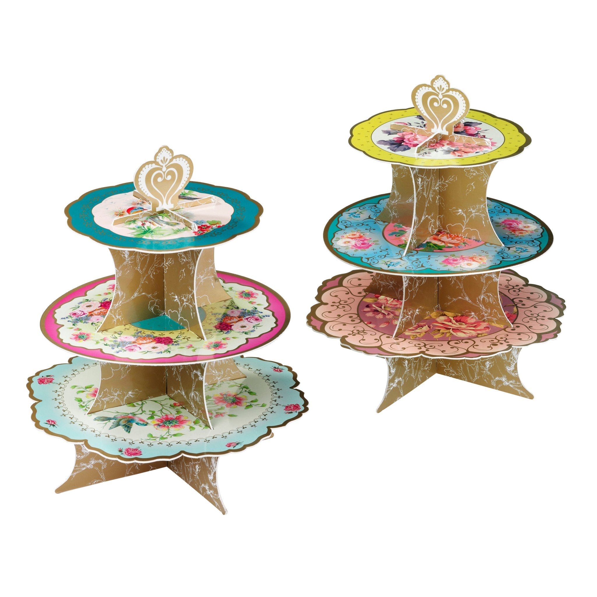 Truly Scrumptious Reversible 3 - Tier Cake Stand - bubblegum market
