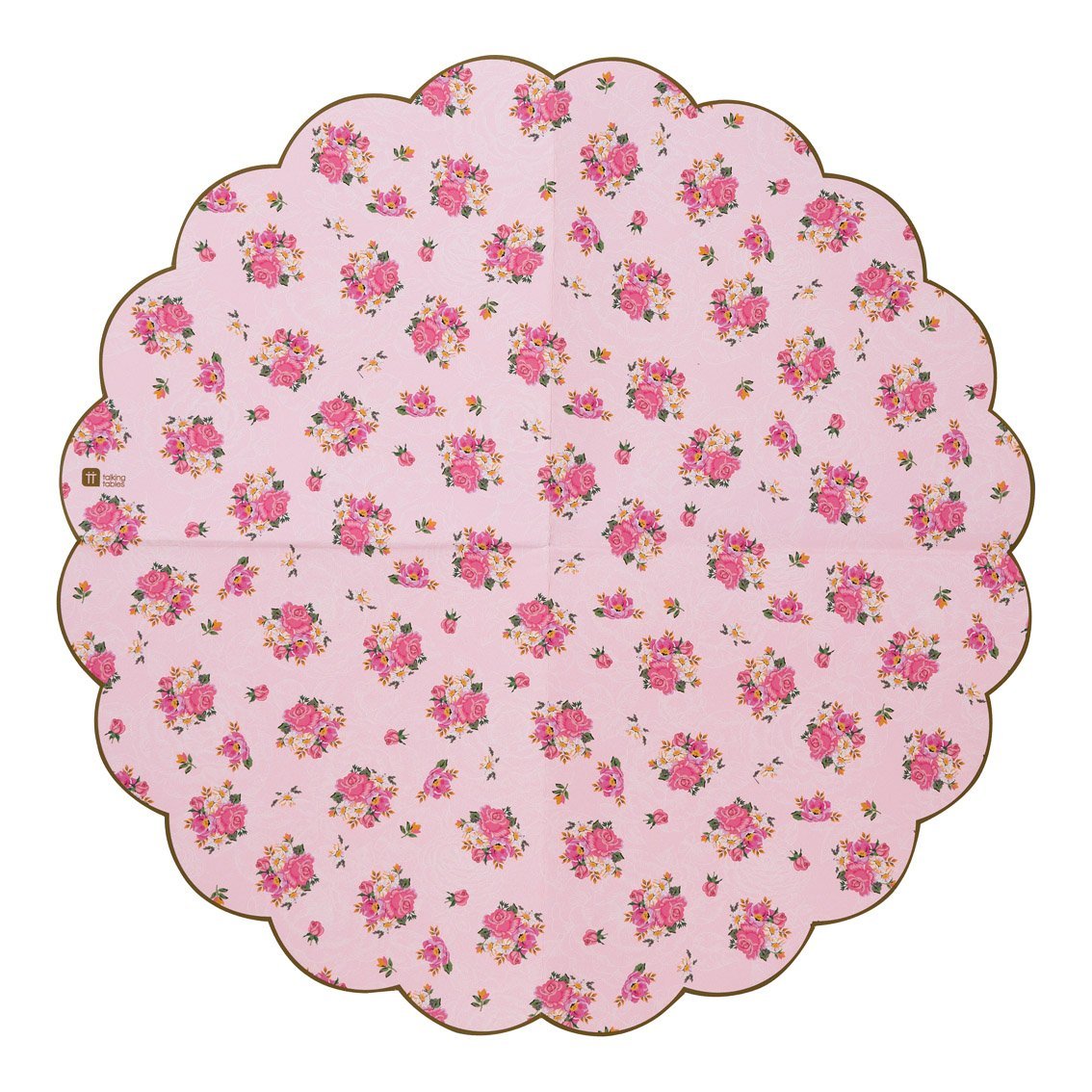 Truly Scrumptious Scalloped Edge Napkins - bubblegum market