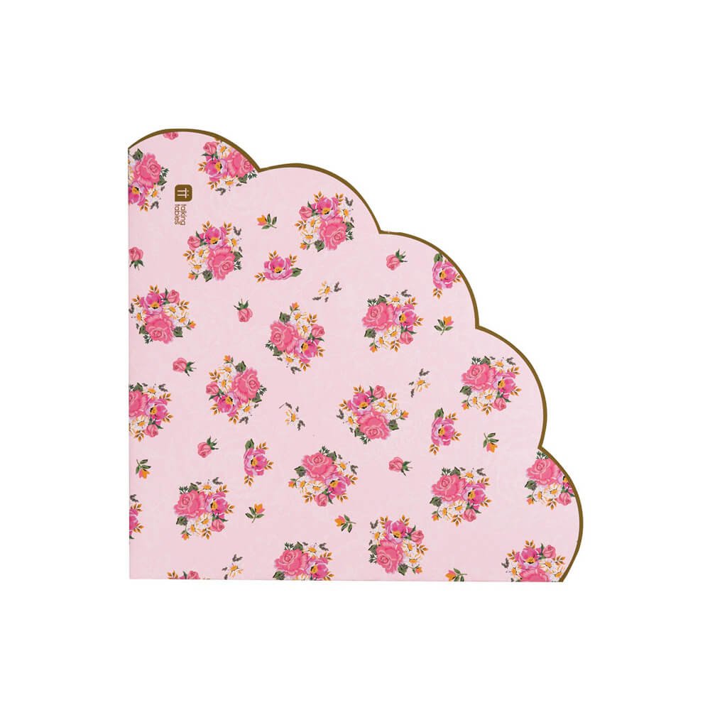 Truly Scrumptious Scalloped Edge Napkins - bubblegum market
