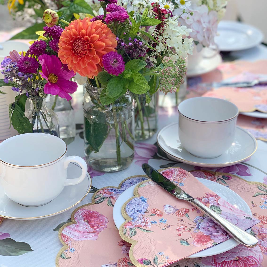 Truly Scrumptious Scalloped Napkin - bubblegum market