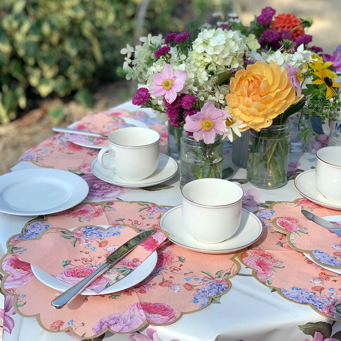 Truly Scrumptious Scalloped Napkin - bubblegum market