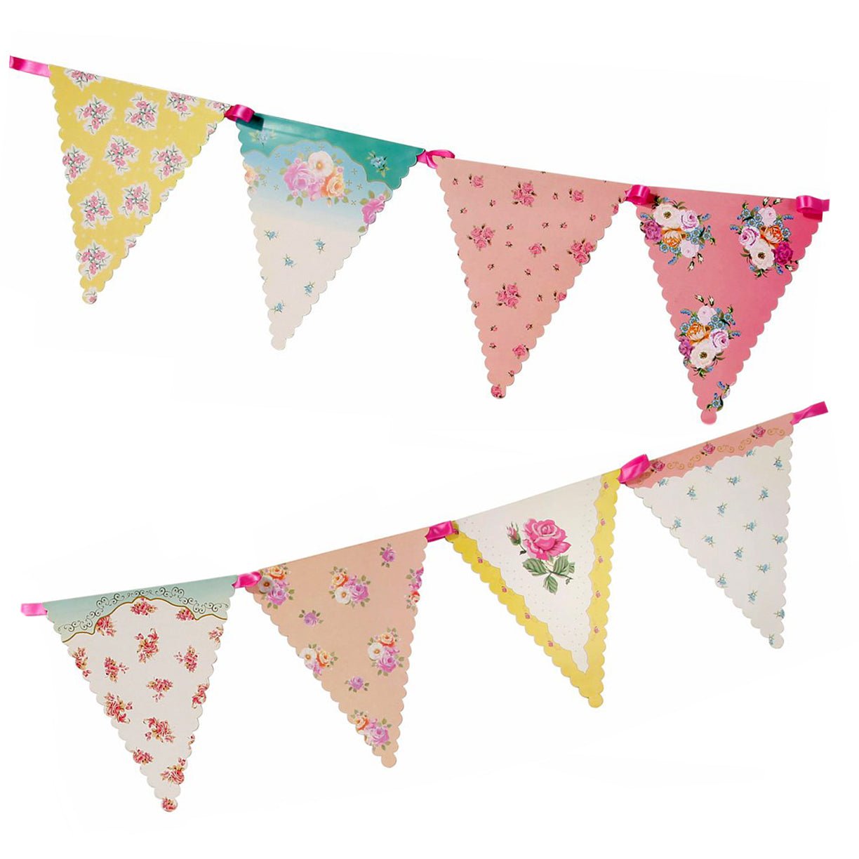 Truly Scrumptious Vintage Floral Bunting - bubblegum market