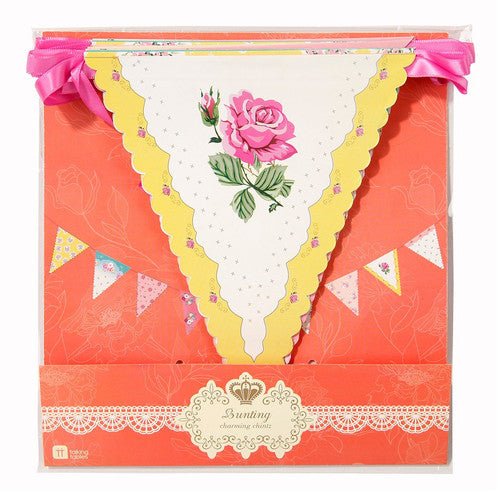 Truly Scrumptious Vintage Floral Bunting - bubblegum market