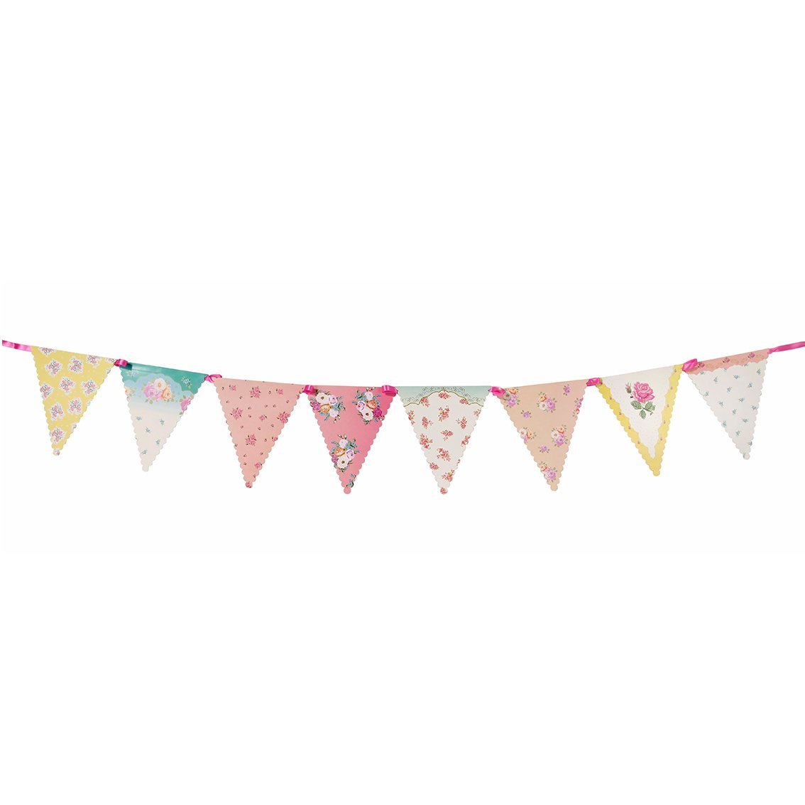 Truly Scrumptious Vintage Floral Bunting - bubblegum market