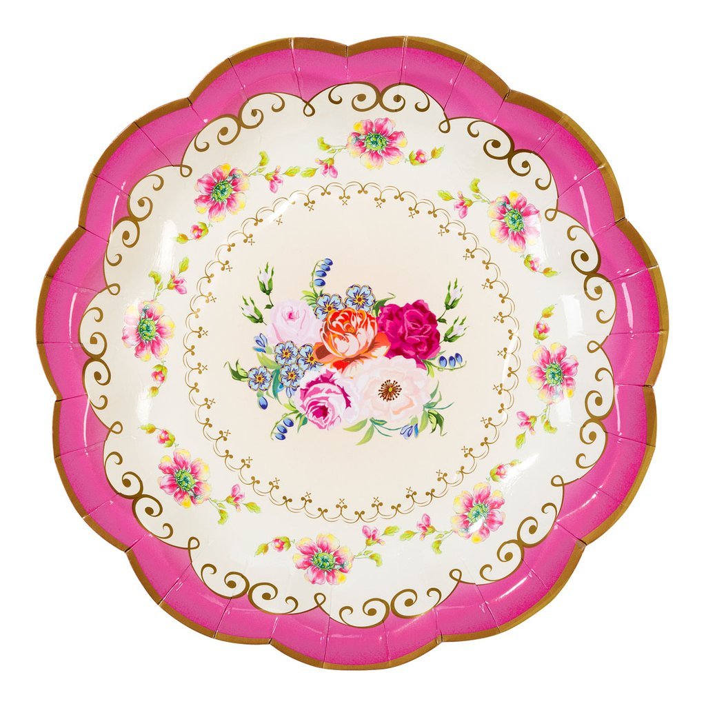 Truly Scrumptious Vintage Paper Plates 7" - bubblegum market