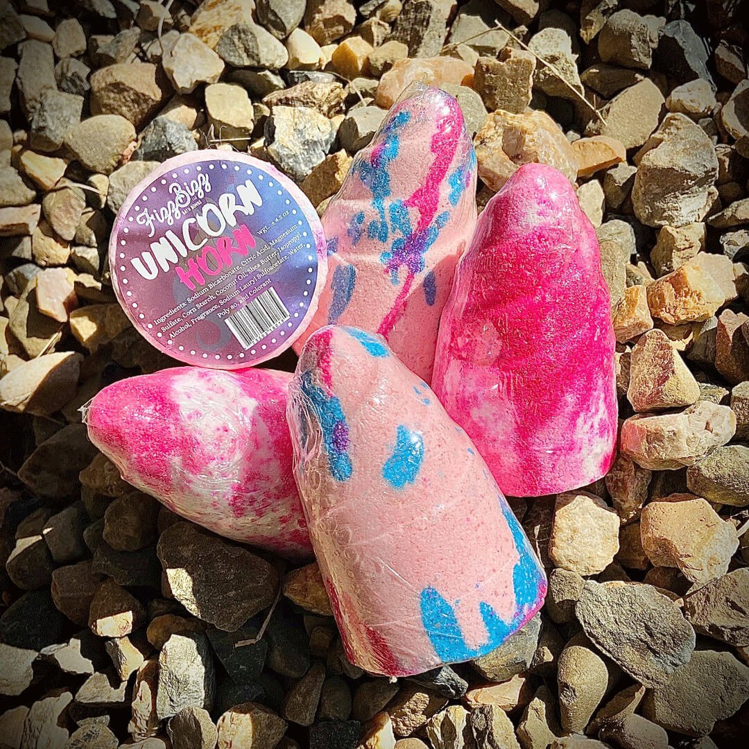 Unicorn Horn Bath Bomb - bubblegum market