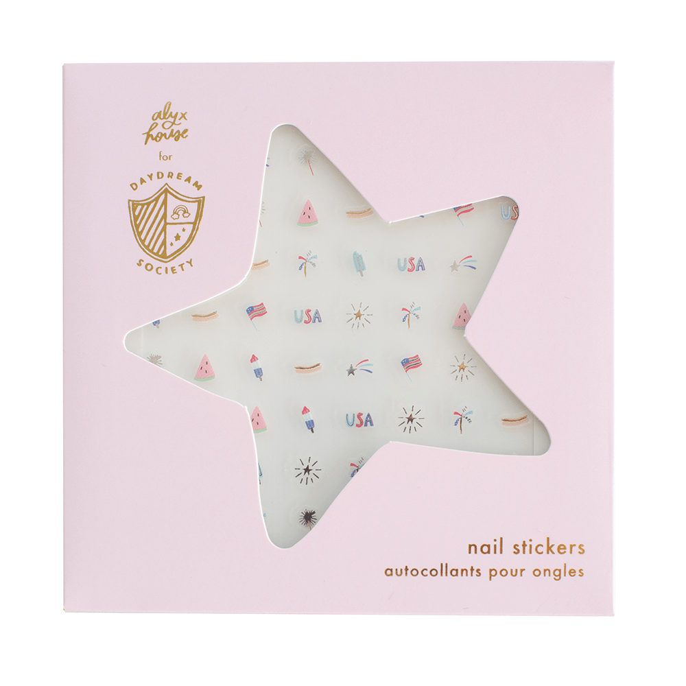 U.S. Of Yay Nail Stickers - bubblegum market