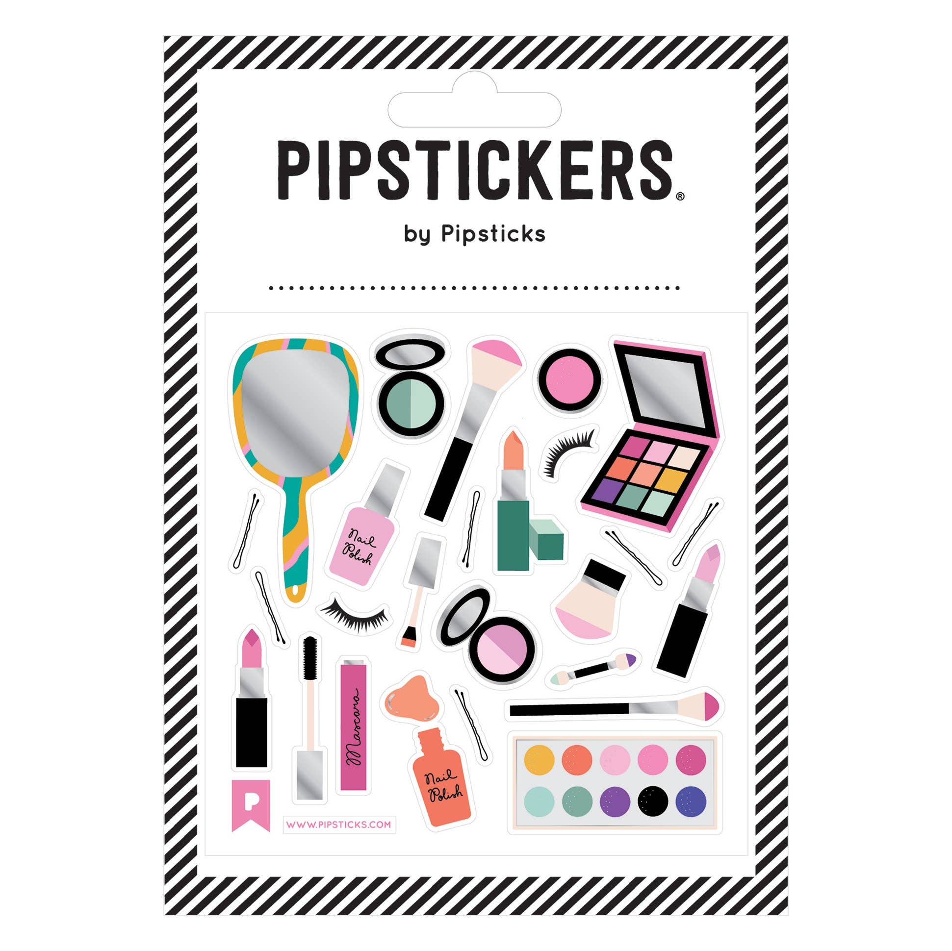 Wake Up & Makeup Stickers - bubblegum market