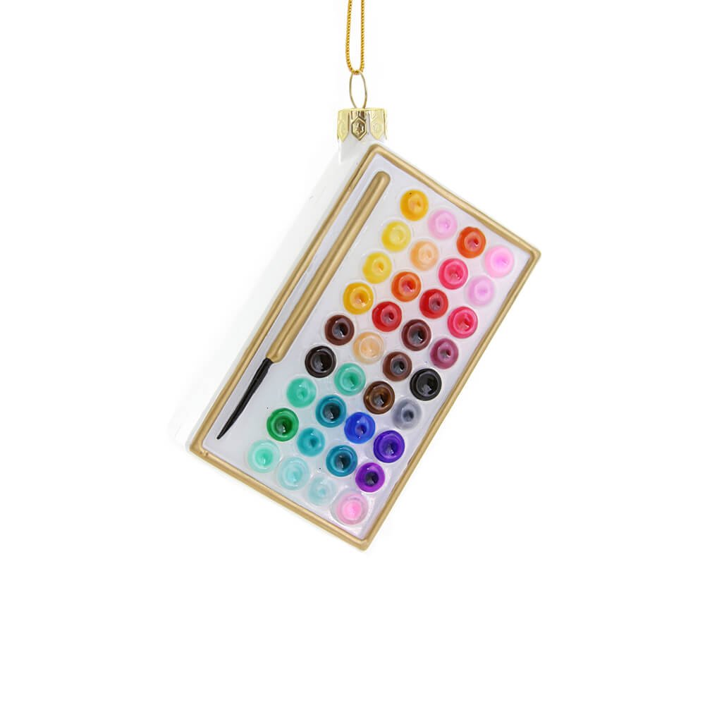 Watercolor Set Ornament 5.5" - bubblegum market
