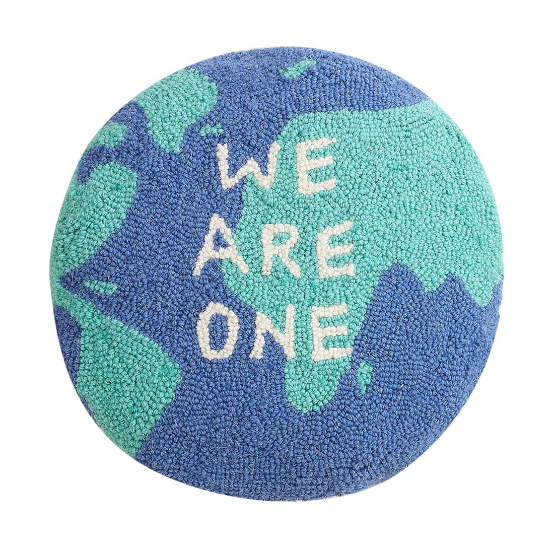 We Are One Earth Hook Pillow - bubblegum market