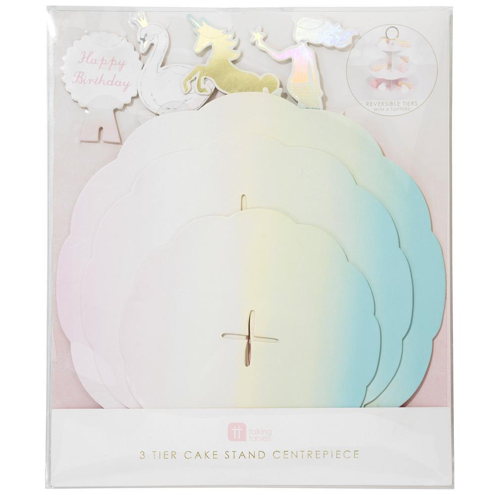 We Heart Pastels Reversible Multi - Themed Cupcake Stand - bubblegum market