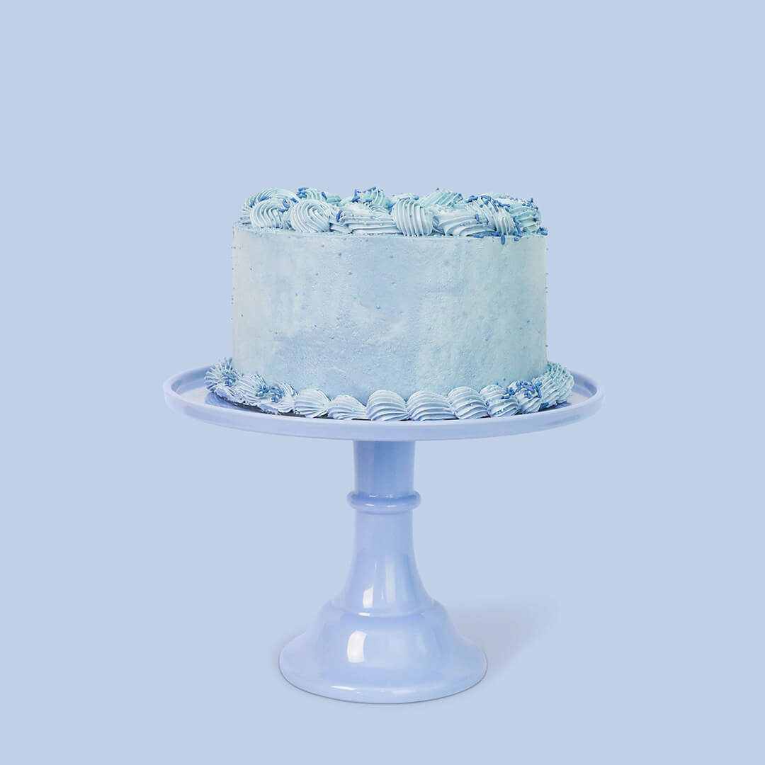 Wedgewood Blue Melamine Cake Stand - bubblegum market