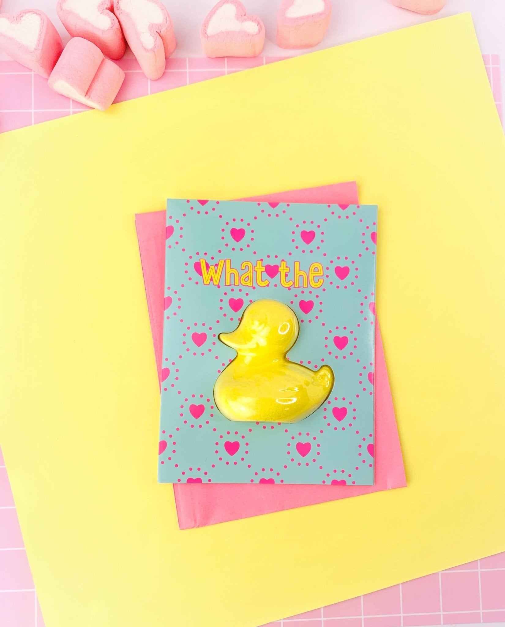 What the Duck Bath Bomb Card - bubblegum market