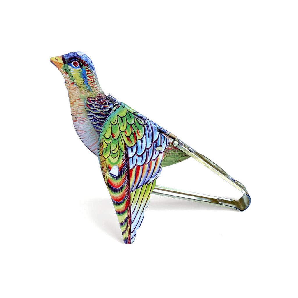whistling-bird-green-multi-colored-sparrow-tin-toy-partridge-stocking-stuffer-vintage-toys