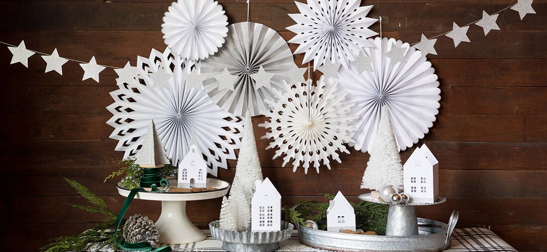 White Glitter Stars Banner - bubblegum market