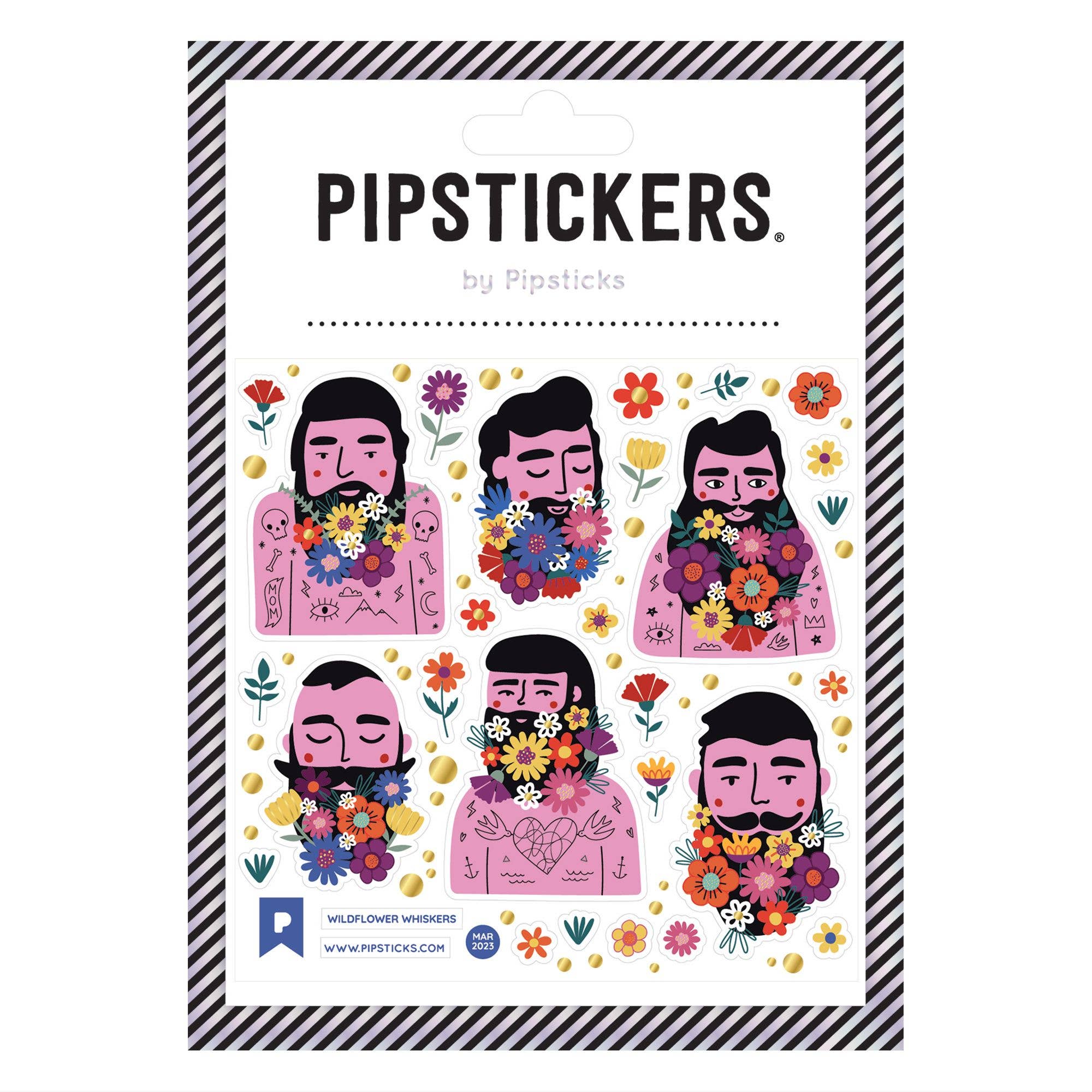 Wildflower Whiskers Stickers - bubblegum market