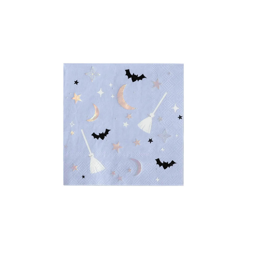 Witching Hour Witch Icons Cocktail Napkins - bubblegum market