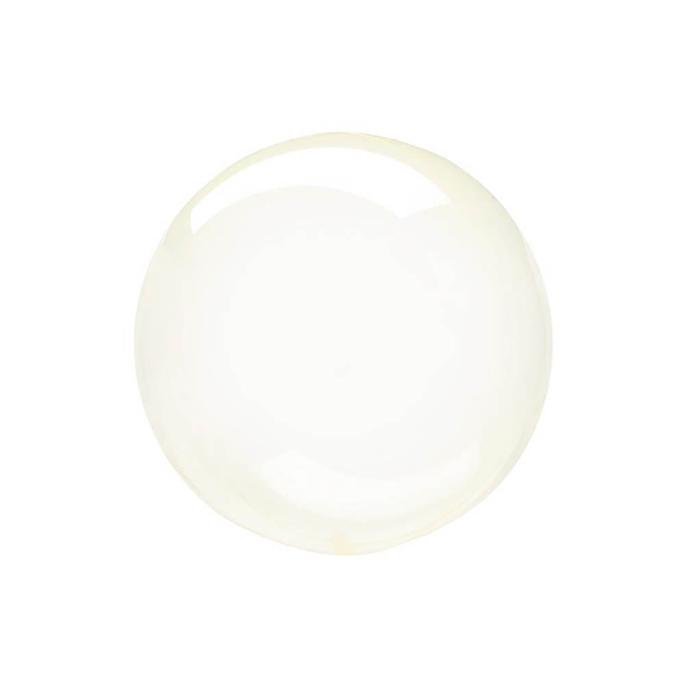 Yellow Crystal Clearz Balloon 18 - 20" - bubblegum market