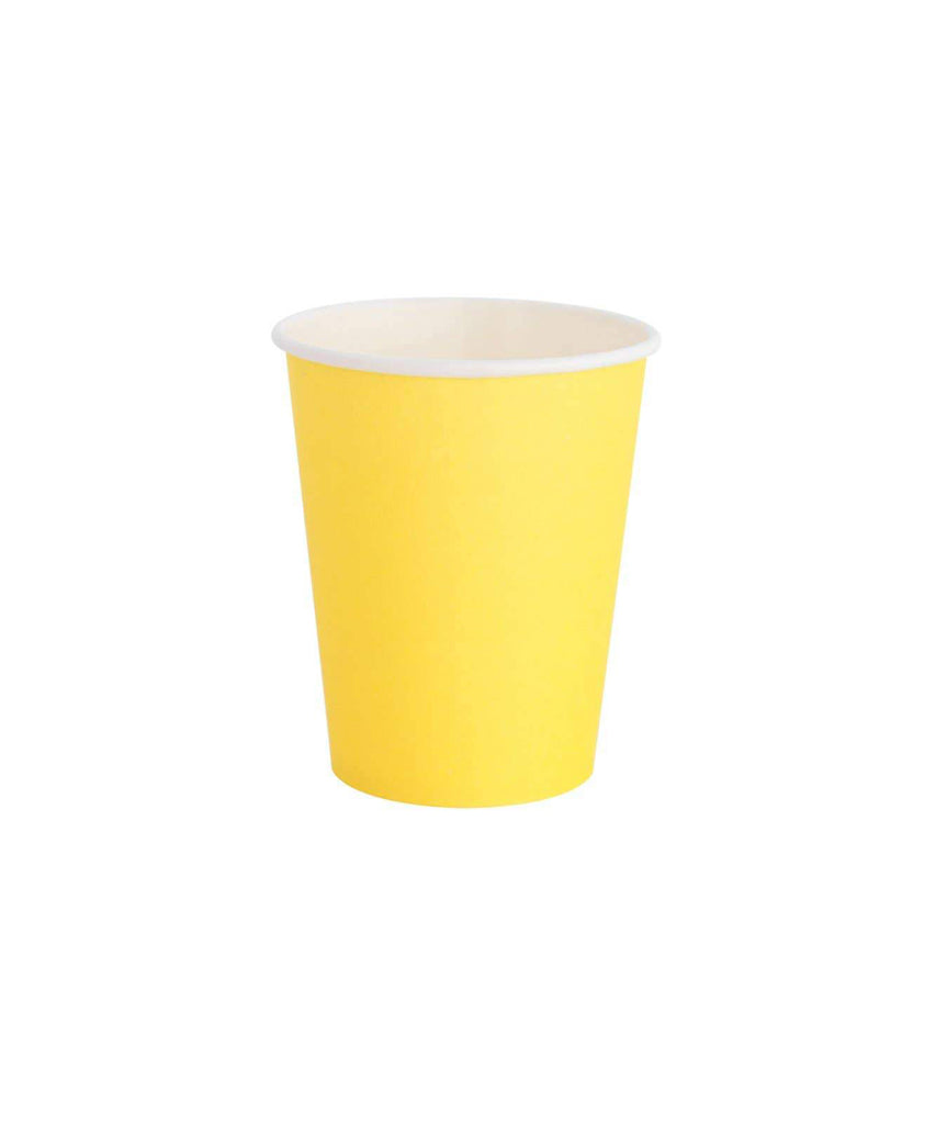 Yellow Happy Paper Cups